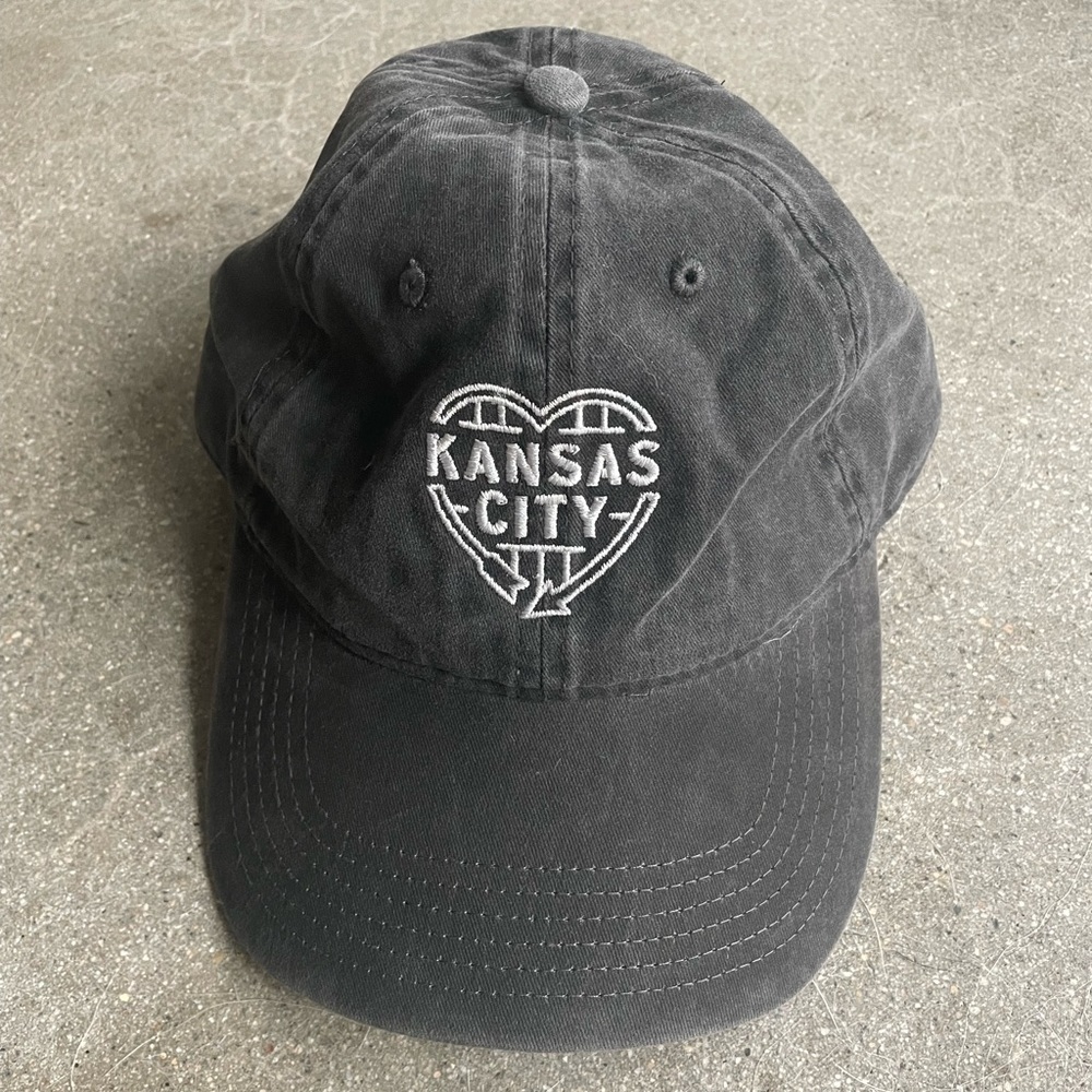 Kansas City baseball hat cap charcoal